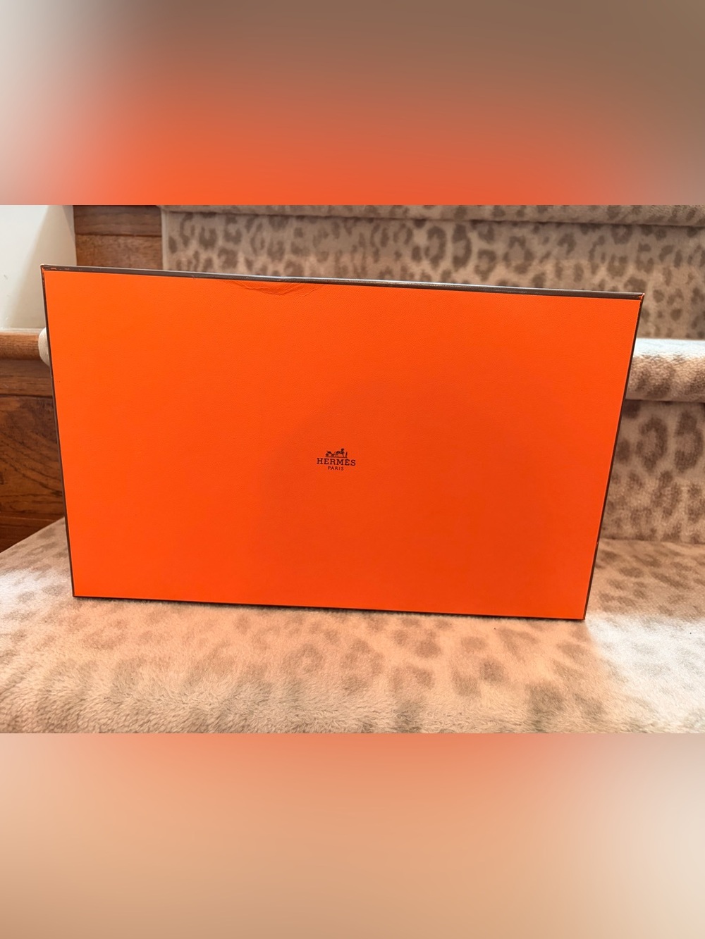 Hermès Paris Iconic Orange Gift Box